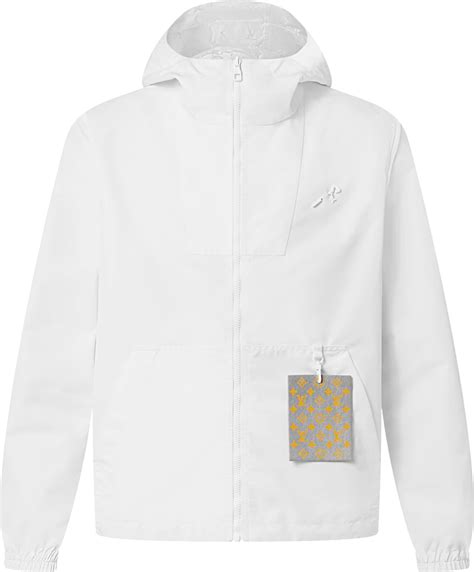 louis vuitton windbreaker white|louis vuitton navy windbreaker.